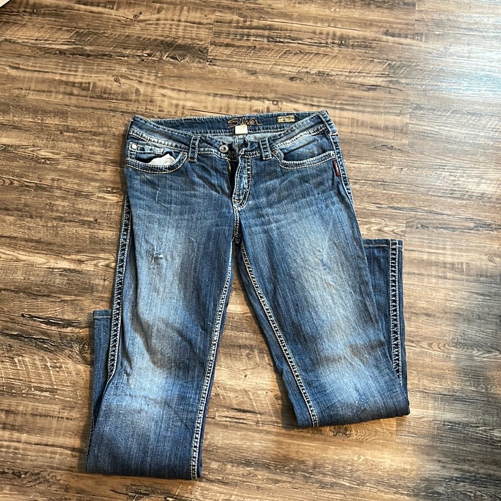 Silver Suki Surplus Bootcut